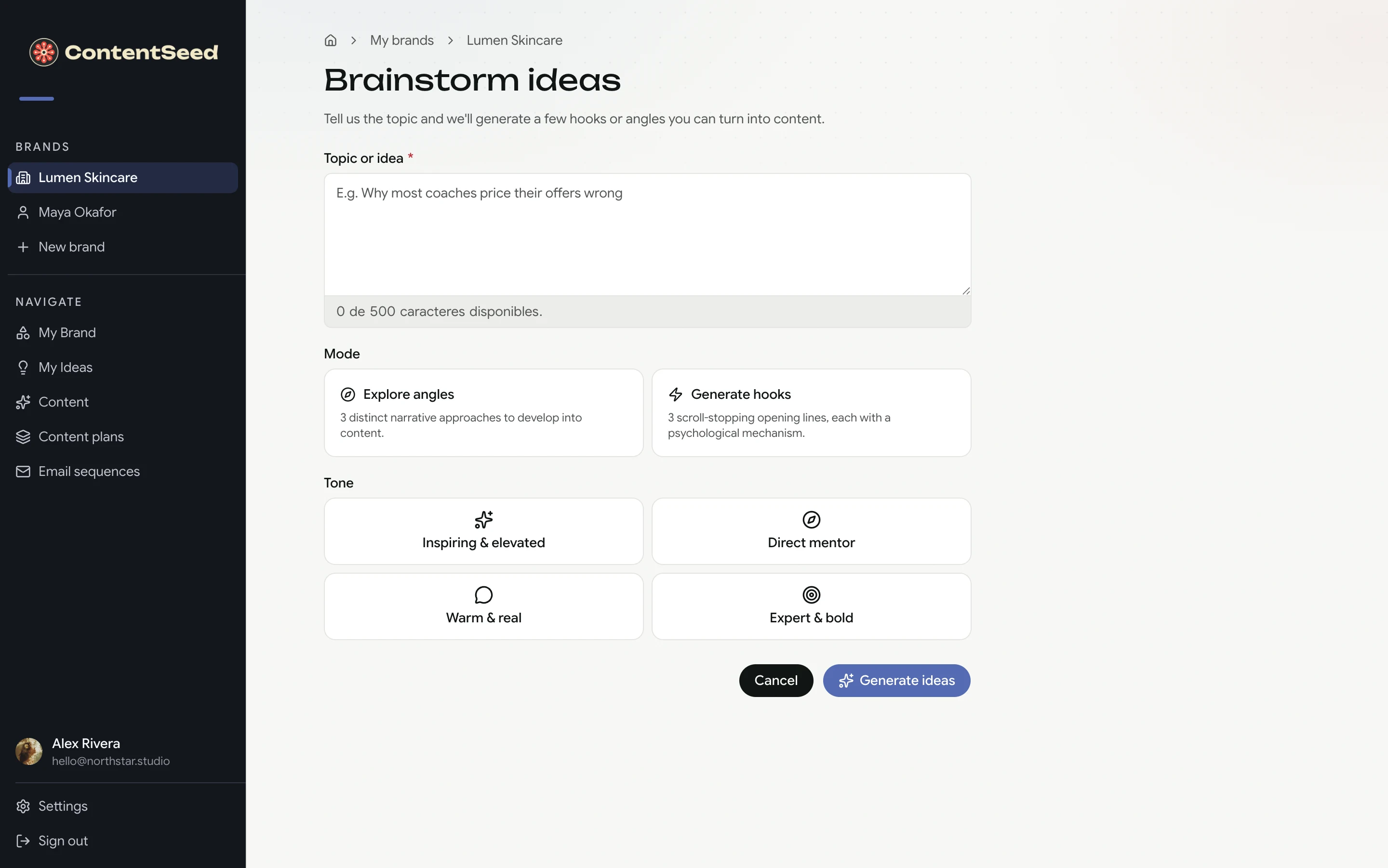 Ideas you can keep